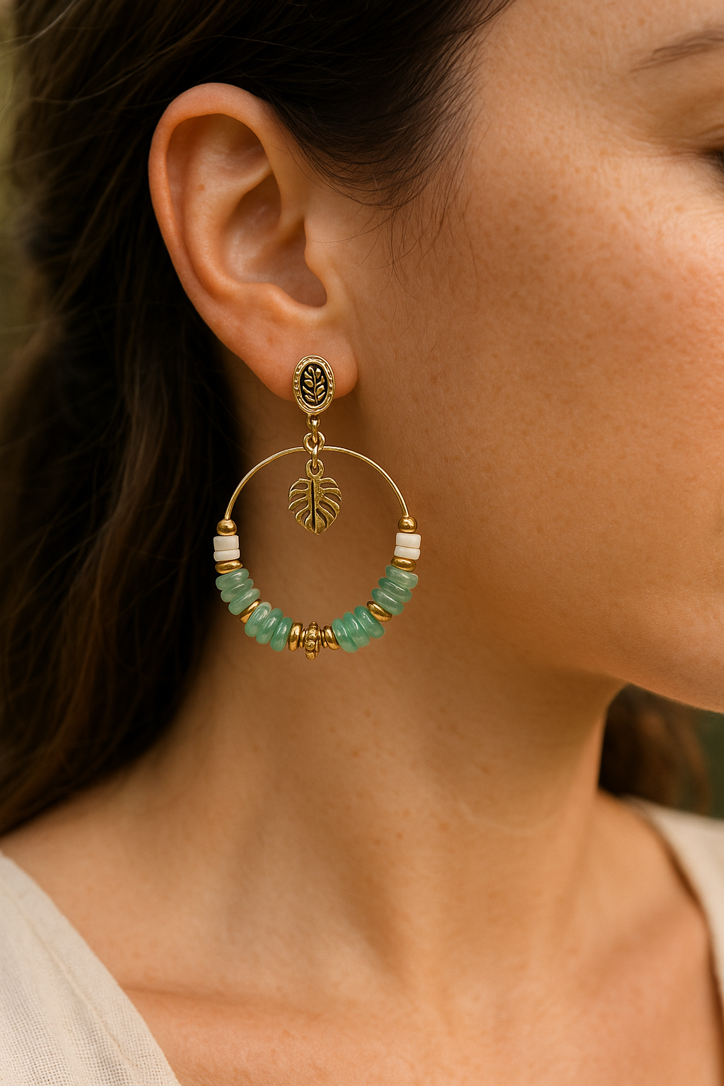 BOUCLES D'OREILLES JARDIN d'EDEN
