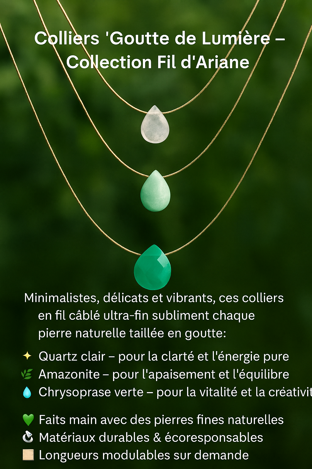 Collier Fil d’Ariane – Lien précieux au creux du cou