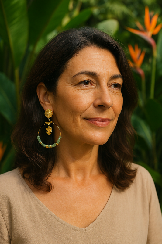 BOUCLES D'OREILLES JARDIN d'EDEN