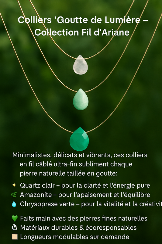 Collier Fil d’Ariane – Lien précieux au creux du cou