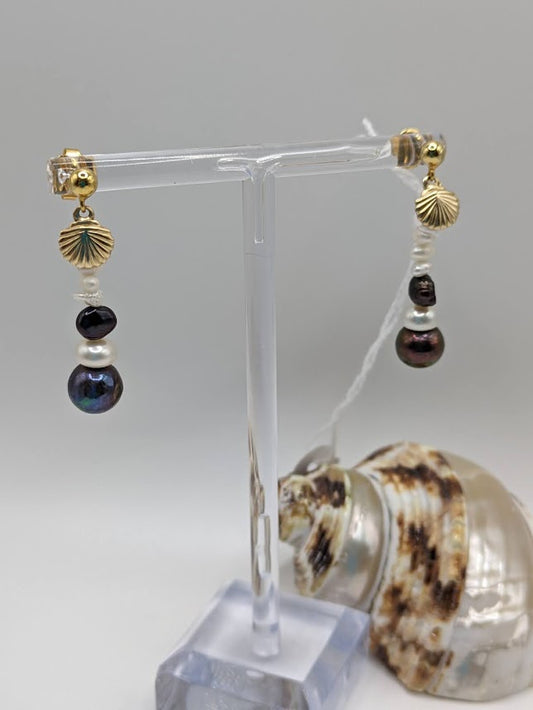 Boucles d'oreilles Tahiti - Eclat du Lagon